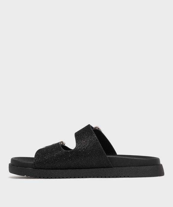 Mules à larges brides ont toile femme - 5 Miles vue3 - 5 MILES - GEMO