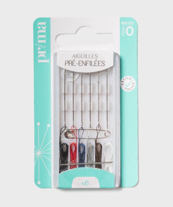 Aiguilles pré-enfilées lot de 6 couleurs différentes - Prima vue1 - PRIMA - GEMO
