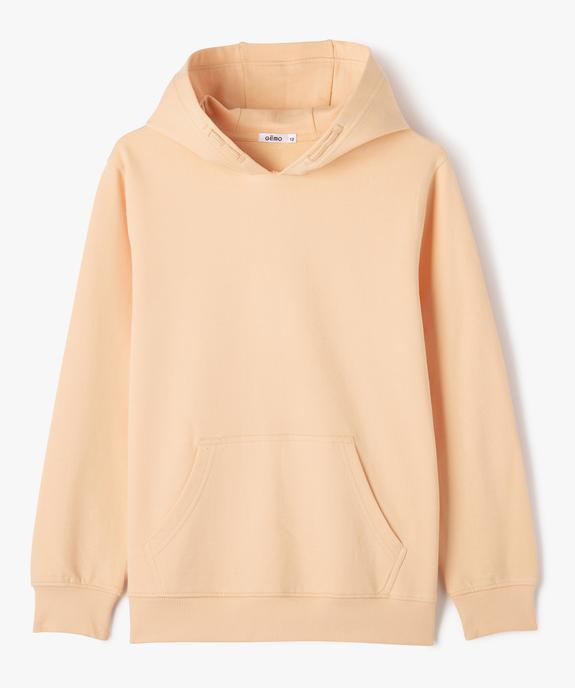 Sweat à capuche non molletonné garçon vue2 - GEMO (JUNIOR) - GEMO