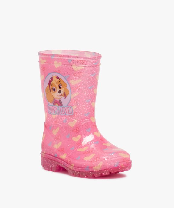Bottes de pluie bébé fille Stella – Pat’ Patrouille vue2 - PAT PATROUILLE - GEMO