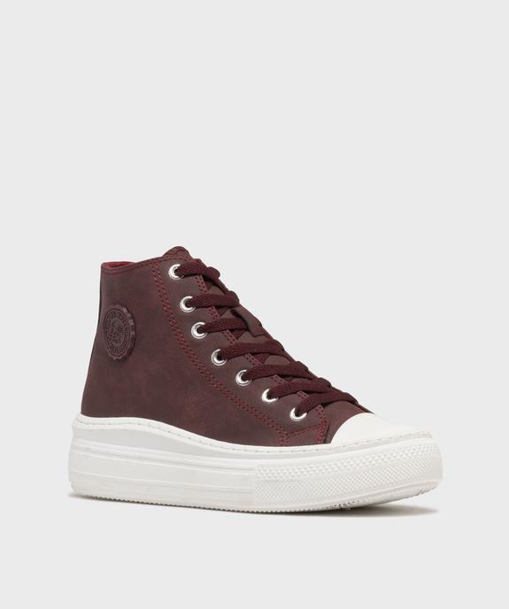 Baskets montantes esprit campus avec doublure chaude femme - Camps United vue2 - CAMPS - GEMO