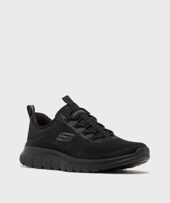 Baskets femme  Skechers Graceful 4.0- Fast Chance vue2 - SKECHERS - GEMO