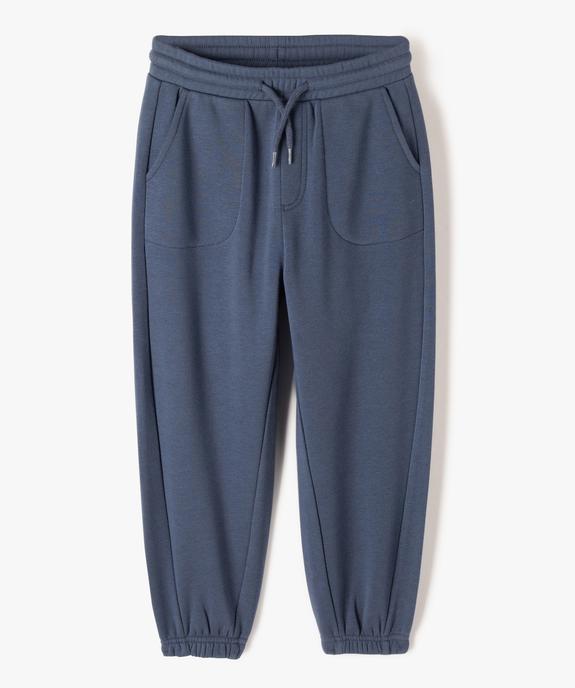 Jogging molleton coupe large garçon vue2 - PREMIER PRIX BY GEMO - GEMO