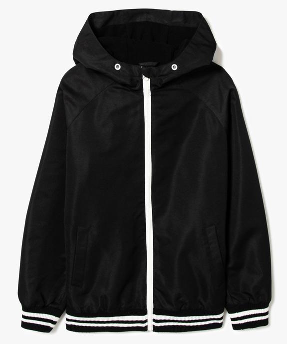 Blouson zippé déperlant doublé polaire vue1 - GEMO (JUNIOR) - GEMO