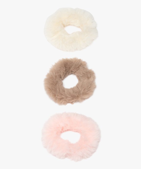 Élastique à cheveux en fourrure imitation fille (lot de 3) vue1 - GEMO (ACCESS) - GEMO