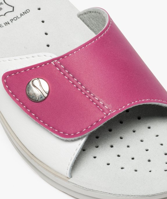 Mules femme confort à large bride scratch - Cloggy vue6 - GEMO (EQUIPT) - GEMO