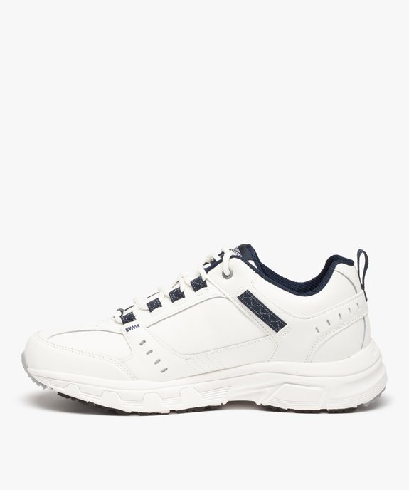 Baskets homme bicolores à lacets – Skechers Redwick vue4 - SKECHERS - GEMO