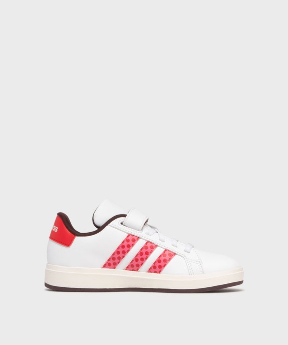 Baskets GrandCourt motif Minnie Mouse fille - Adidas x Disney vue3 - ADIDAS - GEMO