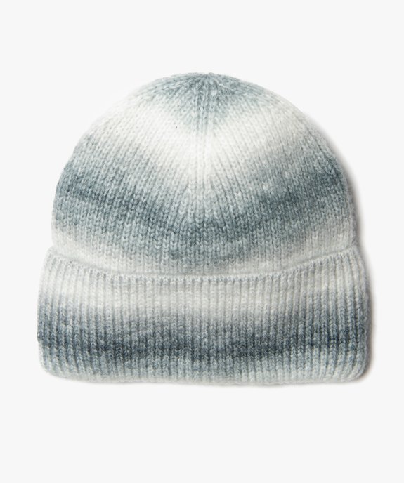 Bonnet femme en maille tricotée tie-and-dye vue1 - GEMO (ACCESS) - GEMO