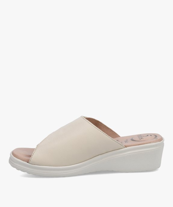 Mules femme confort dessus cuir - 5 Reflex Zones vue3 - 5 REFLEX ZONES - GEMO