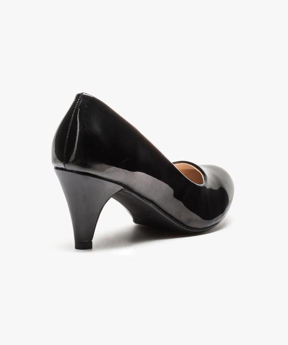 Escarpins vernis à petit talon vue4 - GEMO(URBAIN) - GEMO