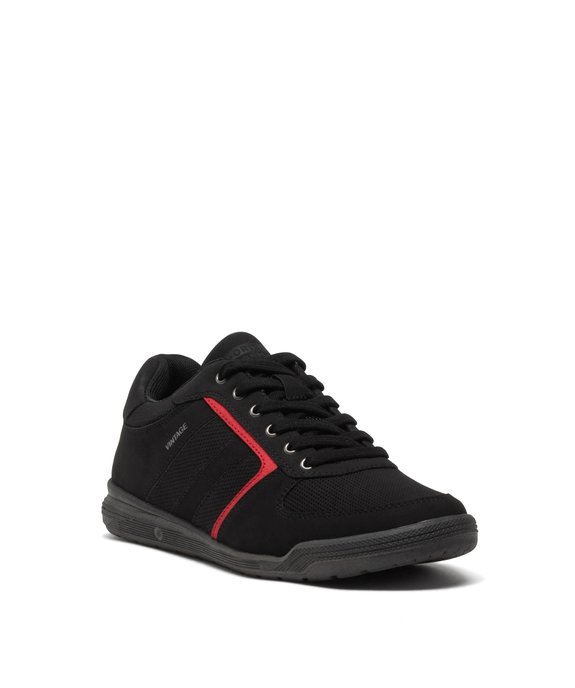 Baskets homme unies en suédine style vintage à lacets vue2 - GEMO (CASUAL) - GEMO