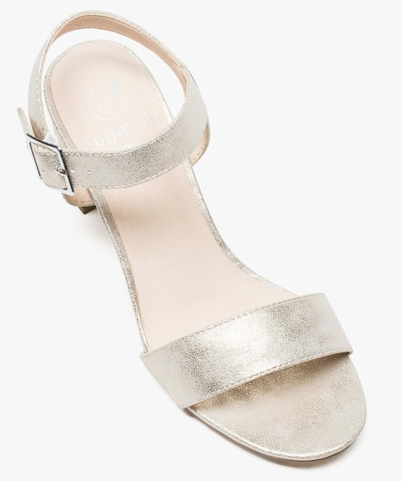 Sandales femme à talon et larges brides vue5 - VALENTINA BALDA - GEMO