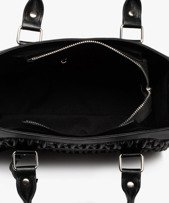 Sac à main texturé à bandoulière amovible femme vue3 - GEMO (ACCESS) - GEMO