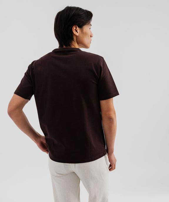 Tee-shirt manches courtes et col rond homme vue3 - GEMO (HOMME) - GEMO