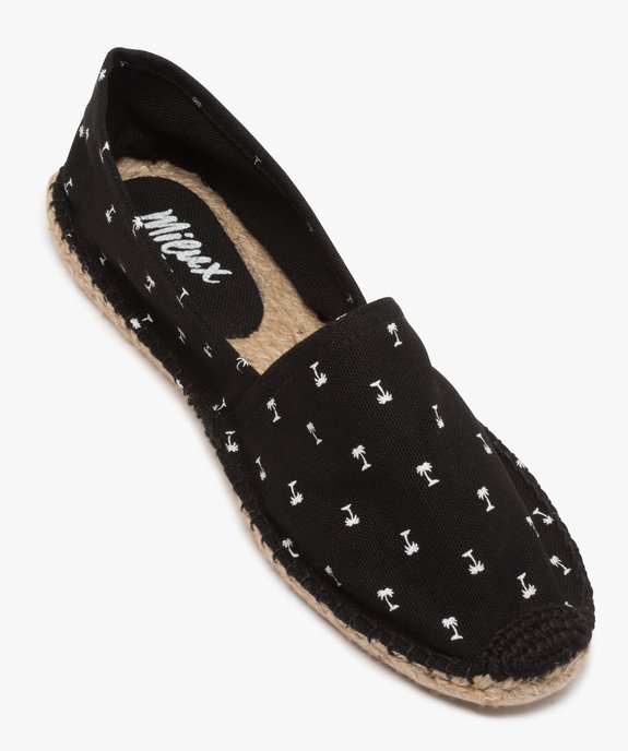 Espadrilles homme en coton bio imprimé palmiers - Mieux vue5 - GEMO 4G HOMME - GEMO