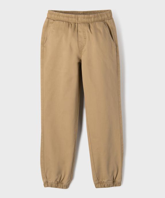 Pantalon en coton à taille et chevilles élastiquées garçon - Champion vue2 - CHAMPION USA - GEMO