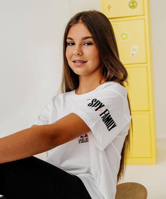 Tee-shirt manches courtes imprimé fille - Spy x Family - SPY X FAMILY Tee-shirt manches courtes imprimé fille - Spy x Family vue5 - SPY X FAMILY - GEMO