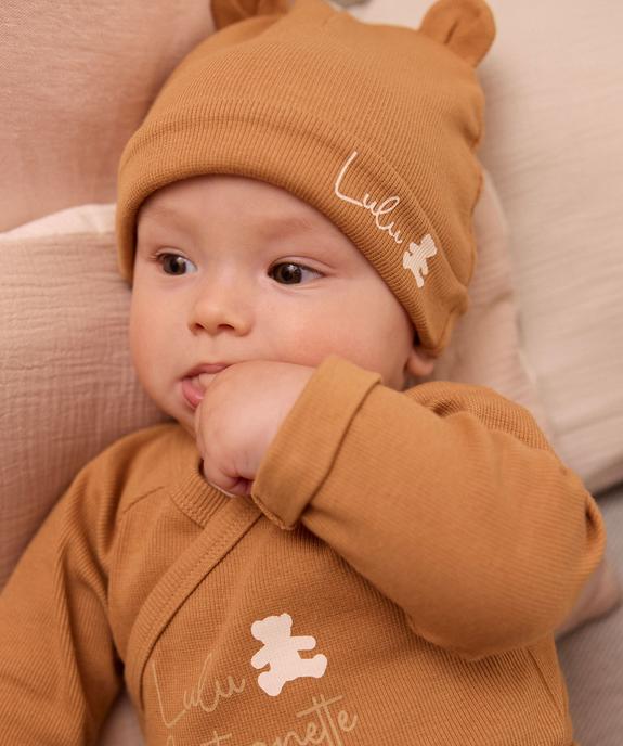 Ensemble naissance évolutif 3 pièces bébé garçon - LuluCastagnette vue6 - LULUCASTAGNETTE - GEMO
