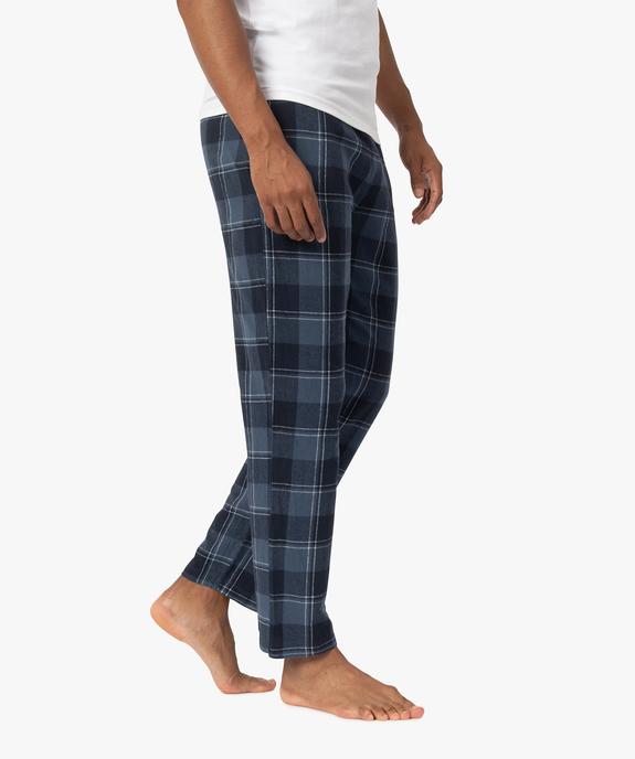 Pantalon de pyjama homme à carreaux vue1 - GEMO 4G HOMME - GEMO