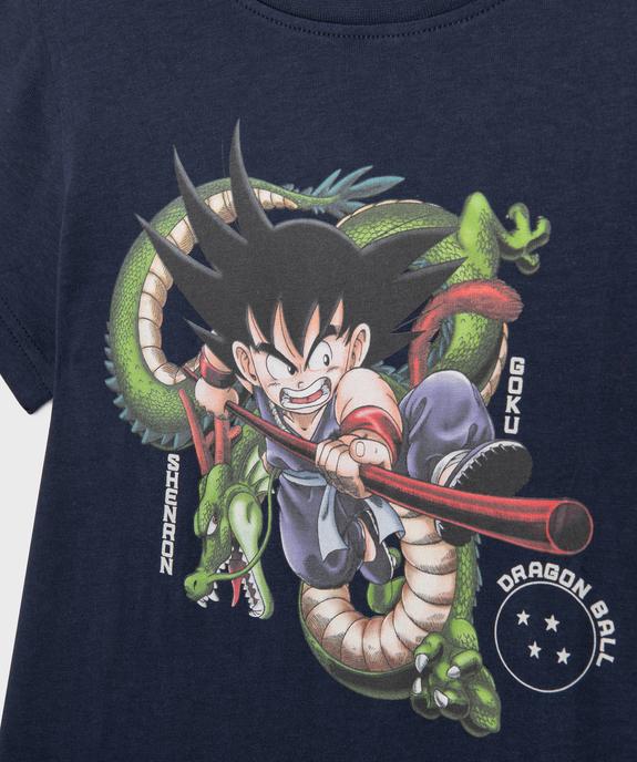 Tee-shirt manches courtes motif manga garçon - Dragon Ball vue2 - DRAGON BALL Z - GEMO