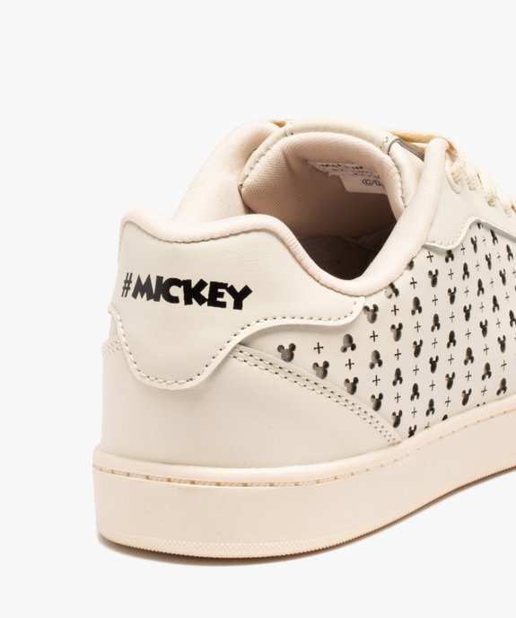 Baskets femme unies avec motifs ajourés Mickey - Disney vue6 - MICKEY - GEMO