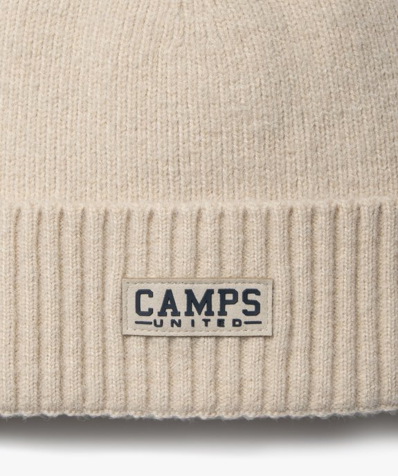 Bonnet en maille côtelée homme - Camps United vue2 - CAMPS UNITED - GEMO
