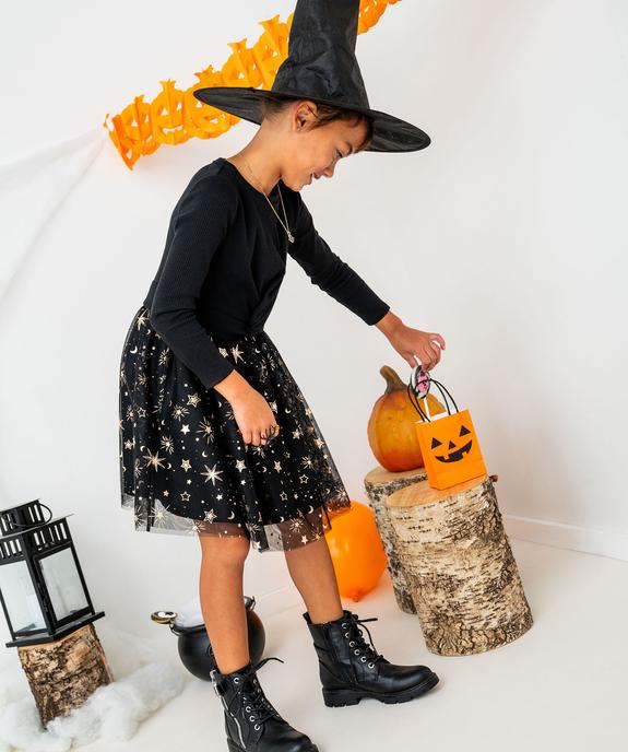 Robe avec jupe en tulle à motifs étoiles fille - GEMO (ENFANT) Robe avec jupe en tulle à motifs étoiles fille vue5 - GEMO (ENFANT) - GEMO