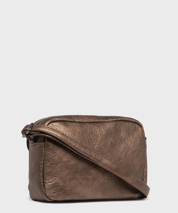 Sac à bandoulière en matière métallisée femme vue2 - GEMO (ACCESS) - GEMO