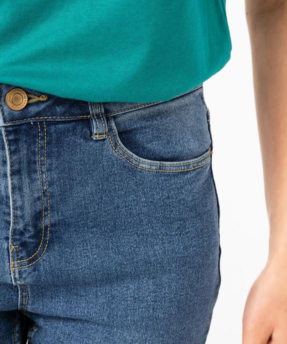 Jean taille haute femme – Longueur L30 vue2 - GEMO 4G FEMME - GEMO