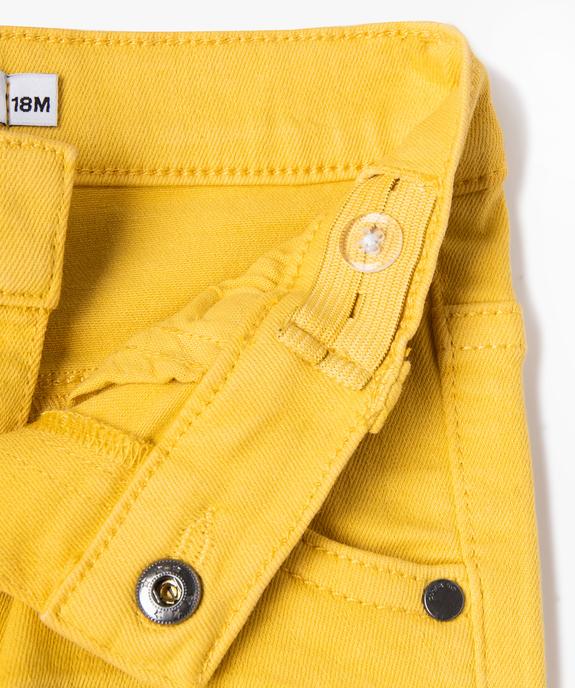 Short slim uni en toile extensible bébé garçon vue2 - GEMO(BEBE DEBT) - GEMO