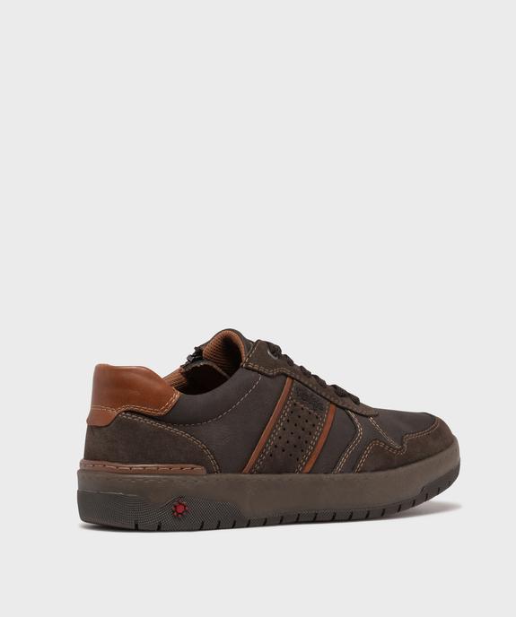 Baskets basses de ville à zip homme - Relife vue4 - RELIFE - GEMO