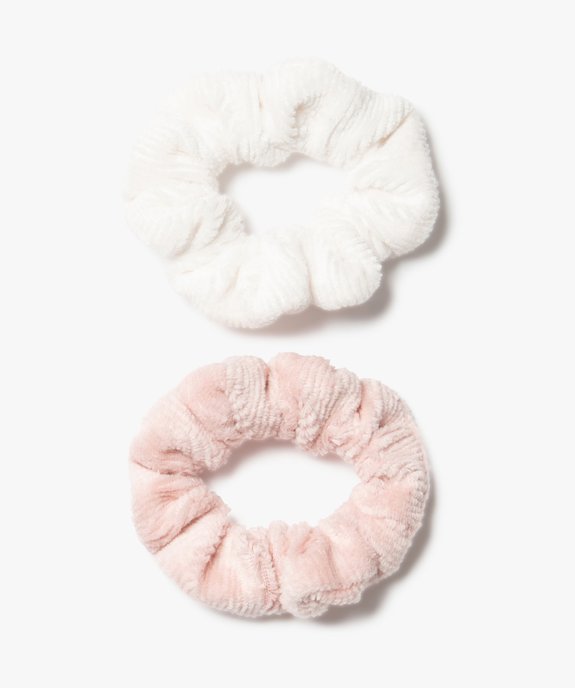 Chouchou fille en velours côtelé (lot de 2) vue1 - GEMO - GEMO
