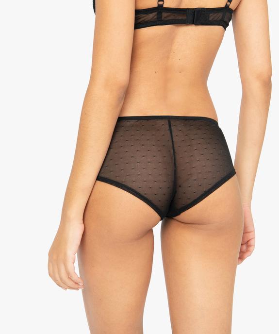 Shorty femme en dentelle et tulle (lot de 2) vue2 - GEMO(HOMWR FEM) - GEMO