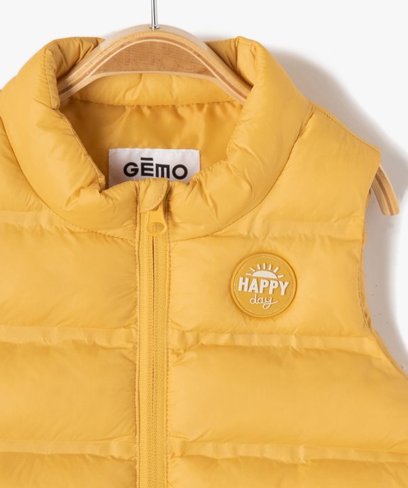 Doudoune bébé garçon sans manches vue2 - GEMO 4G BEBE - GEMO
