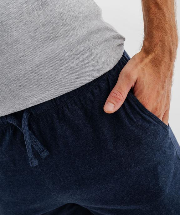 Short de pyjama en jersey à taille élastique homme - GEMO(HOMWR HOM) Short de pyjama en jersey à taille élastique homme vue10 - GEMO(HOMWR HOM) - GEMO