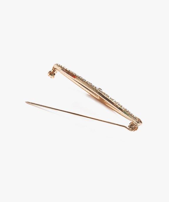 Broche femme en forme d’oeil à strass vue2 - GEMO (ACCESS) - GEMO