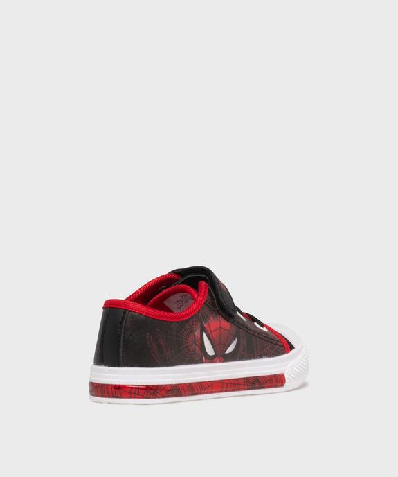 Baskets basses Spiderman avec semelle clignotante garçon - Marvel vue4 - SPIDERMAN - GEMO