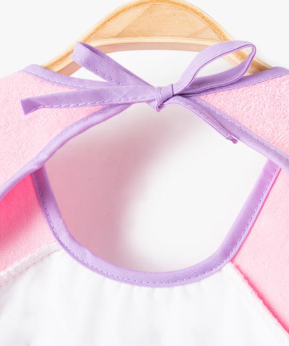 Bavoir à manches longues en éponge imprimé Minnie - Disney vue2 - DISNEY BABY - GEMO