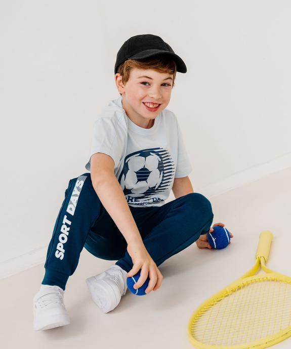 Pantalon de jogging tricolore garçon vue2 - GEMO (ENFANT) - GEMO