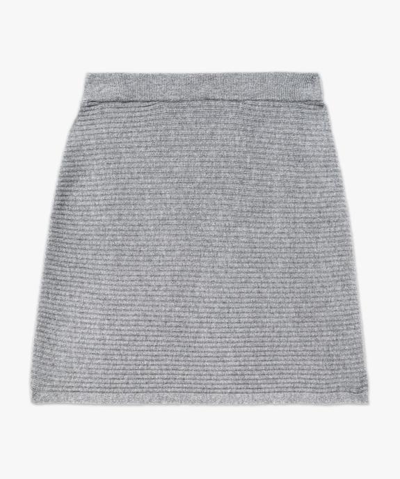 Jupe en maille côtelée femme vue4 - GEMO(FEMME PAP) - GEMO