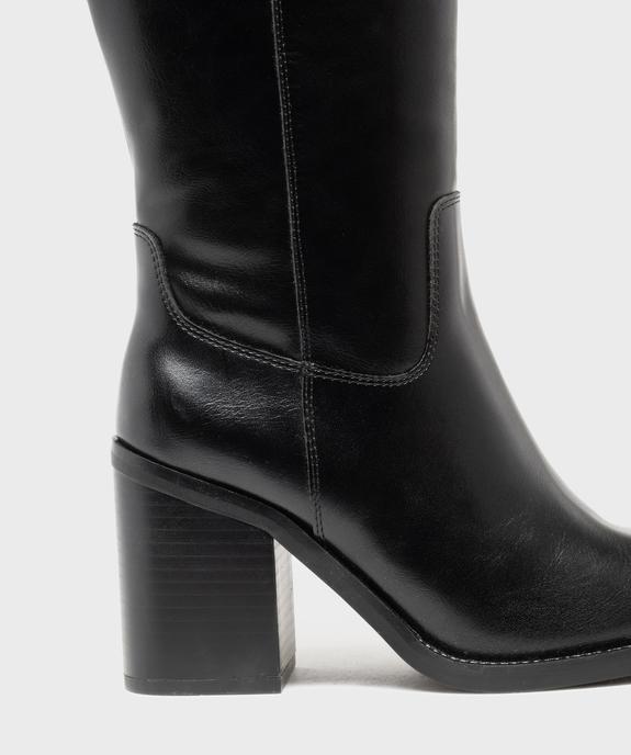 Bottes cavalières à talon haut femme vue6 - FOLLOW ME - GEMO