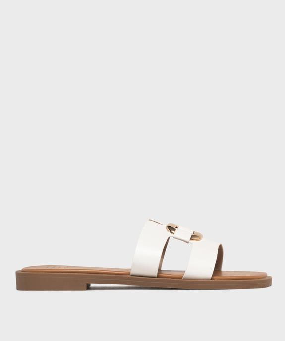 Mules plates avec bijou sur le dessus femme - Follow Me vue1 - FOLLOW ME - GEMO