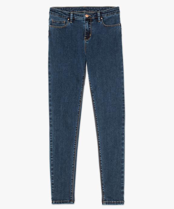 Jean femme skinny push-up uni vue4 - FOLLOW ME - GEMO