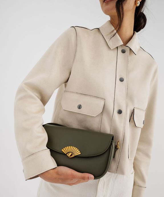 Sac à rabat avec bandoulière porté épaule femme vue1 - GEMO (ACCESS) - GEMO