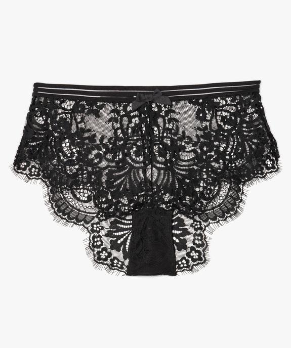 Shorty en dentelle avec élastique fantaisie vue4 - GEMO(HOMWR FEM) - GEMO