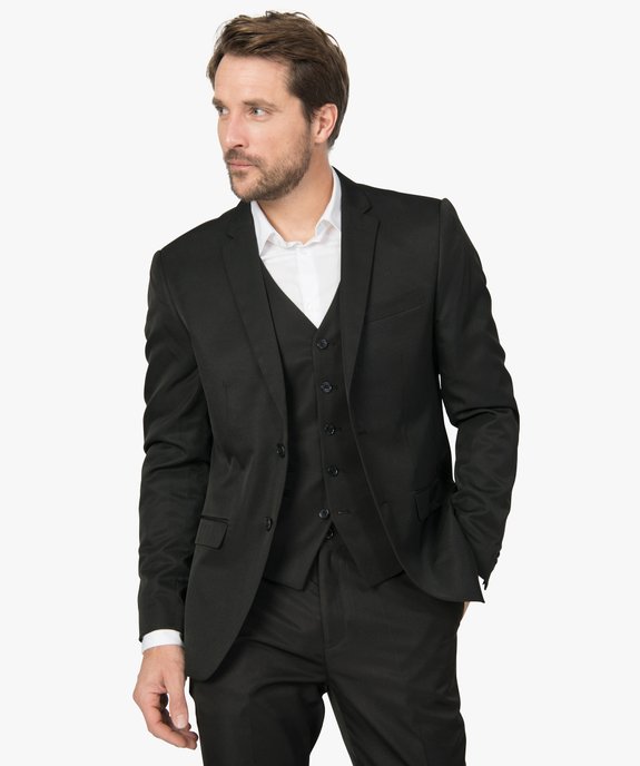 Veste de costume homme unie effet légèrement satiné vue1 - GEMO (HOMME) - GEMO
