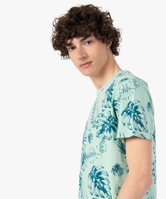 Pyjashort homme tee-shirt imprimé et short uni vue2 - GEMO(HOMWR HOM) - GEMO