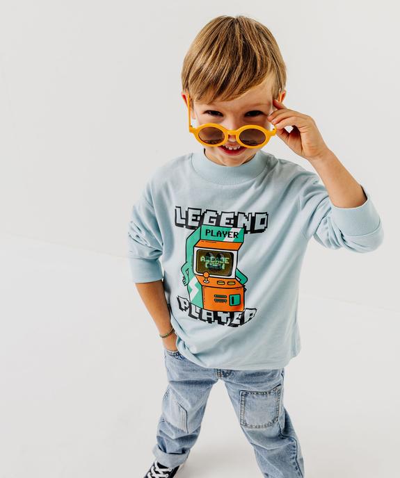 Tee-shirt manches longues imprimé jeu vidéo garçon vue1 - GEMO 4G GARCON - GEMO