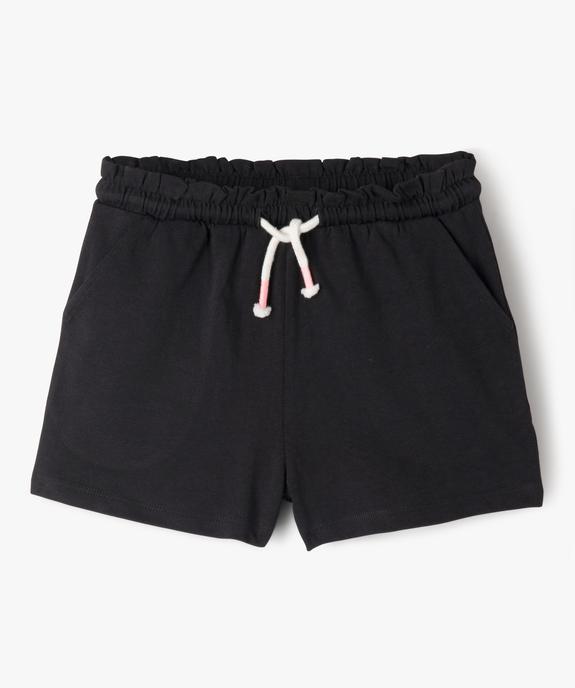 Short en maille avec taille élastique fille vue1 - GEMO 4G FILLE - GEMO